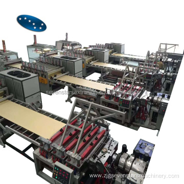 PVC WPC hollow door panel sheet making machine